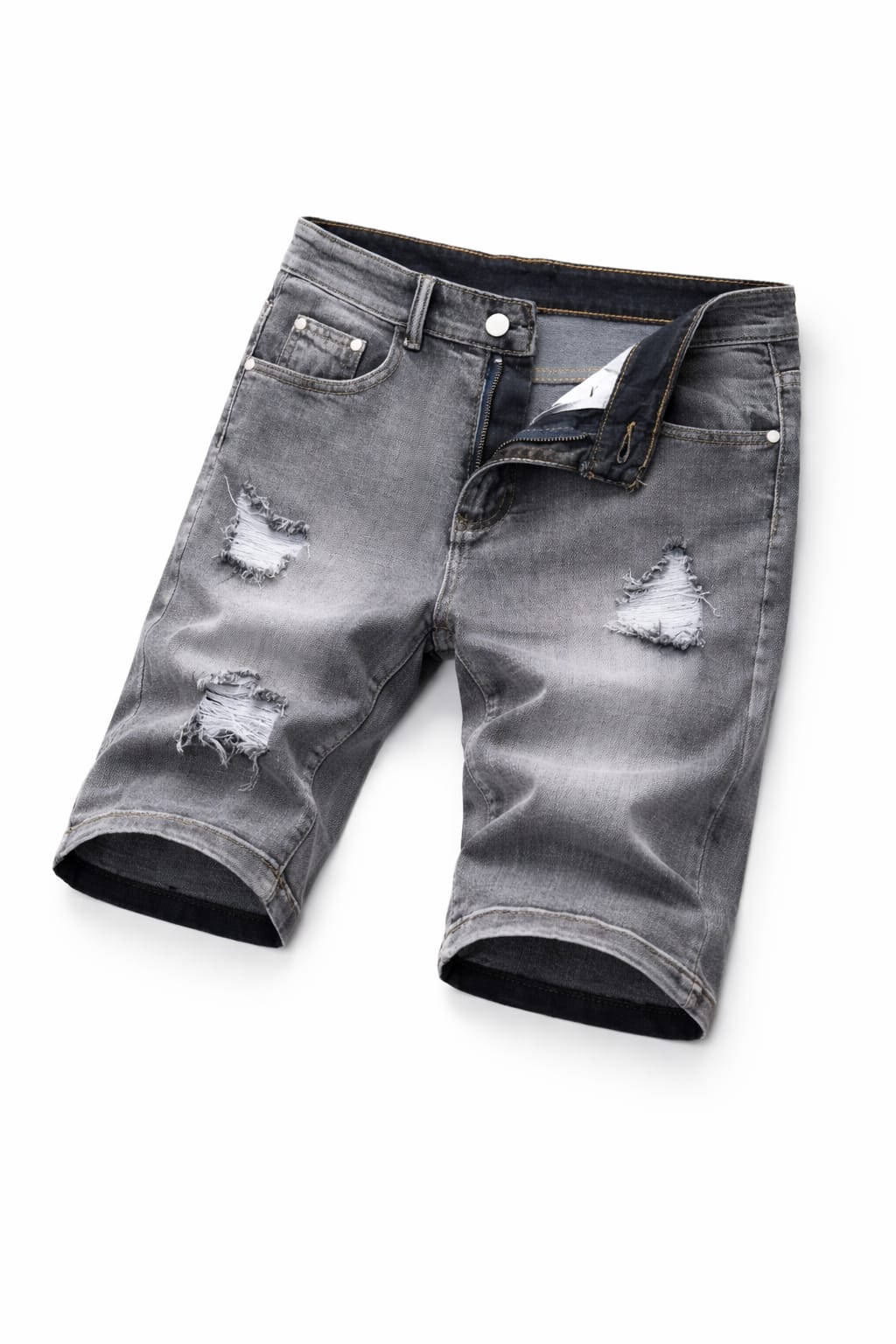 Cotton Polyester Blend | Casual Summer Jeans Shorts