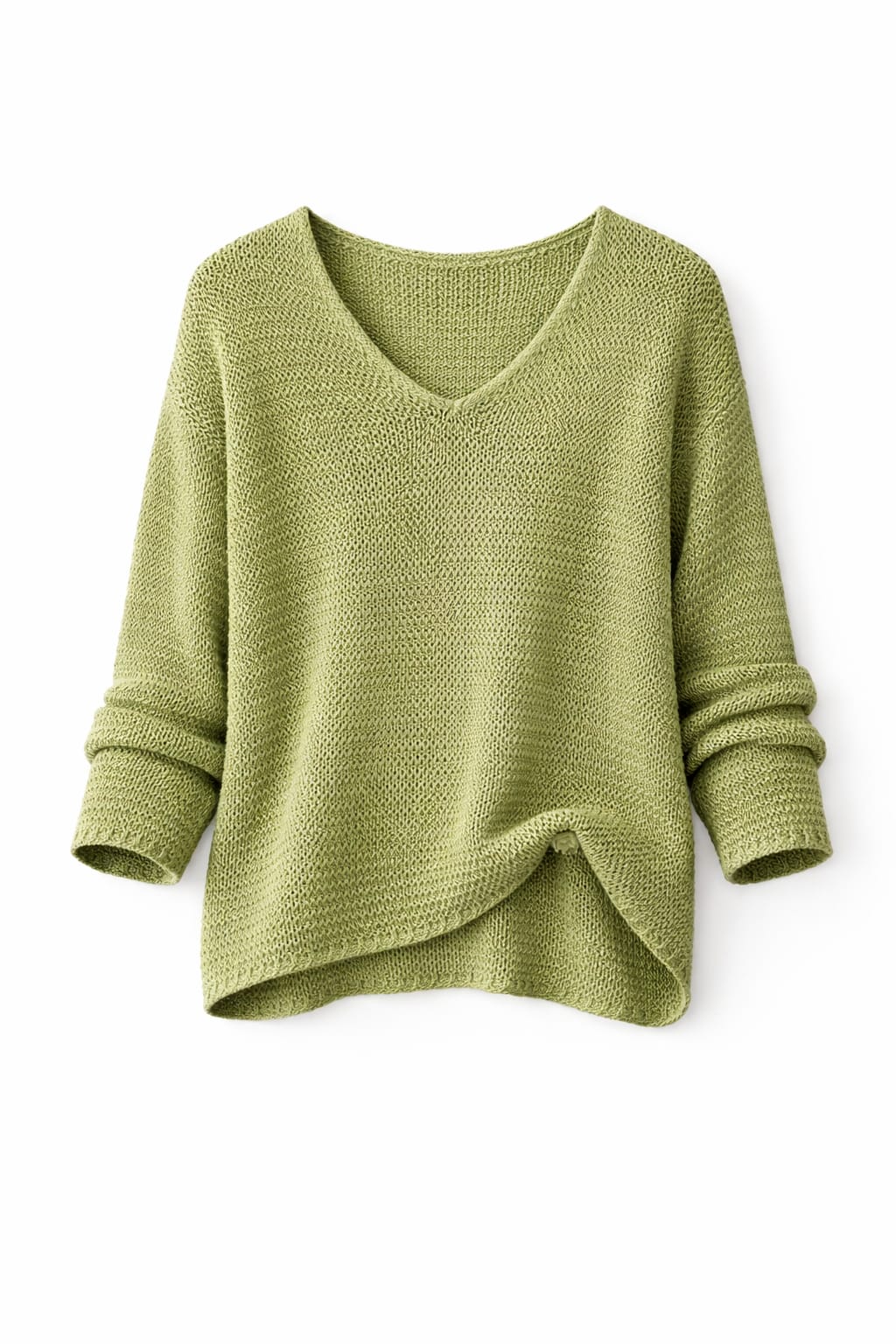 Men’s V-Neck Lightweight Knit Sweater – Casual Pullover